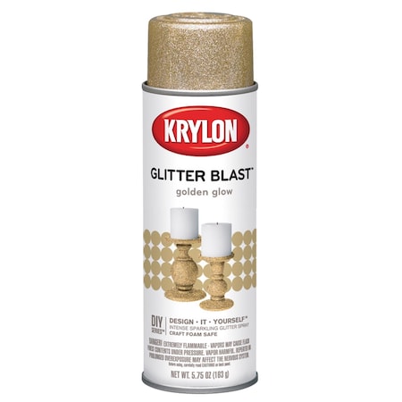 Krylon Krylon Glitter Blast Golden Glow Spray Paint 5.75 oz K03801000
